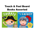 Noah the Knight or Pete the Pirate Board Books, assorted